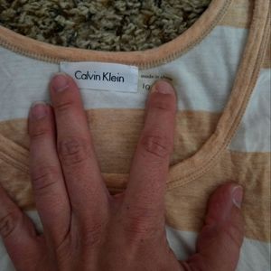 Beautiful size 10 striped maxi dress.